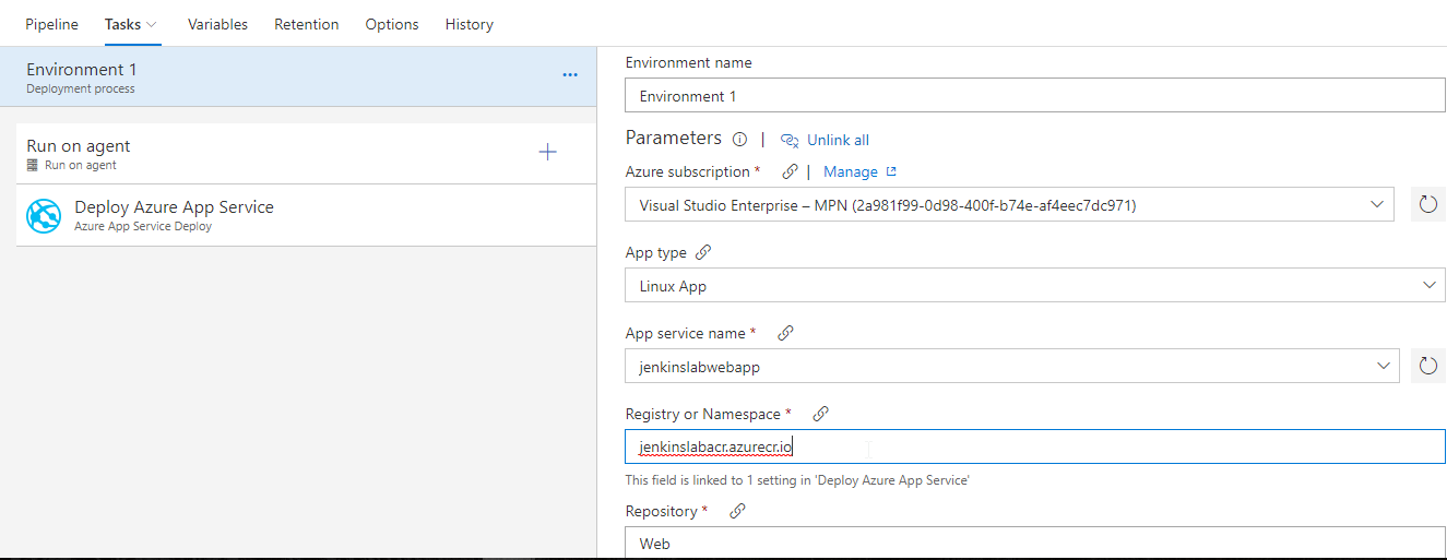 VSTS Release Defintion
